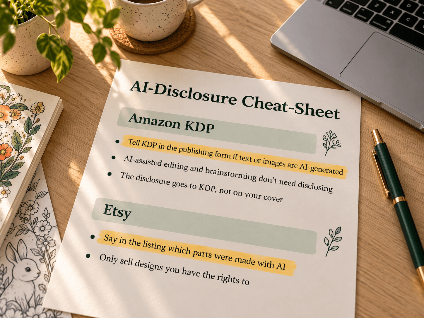 AI Disclosure Cheat-Sheet