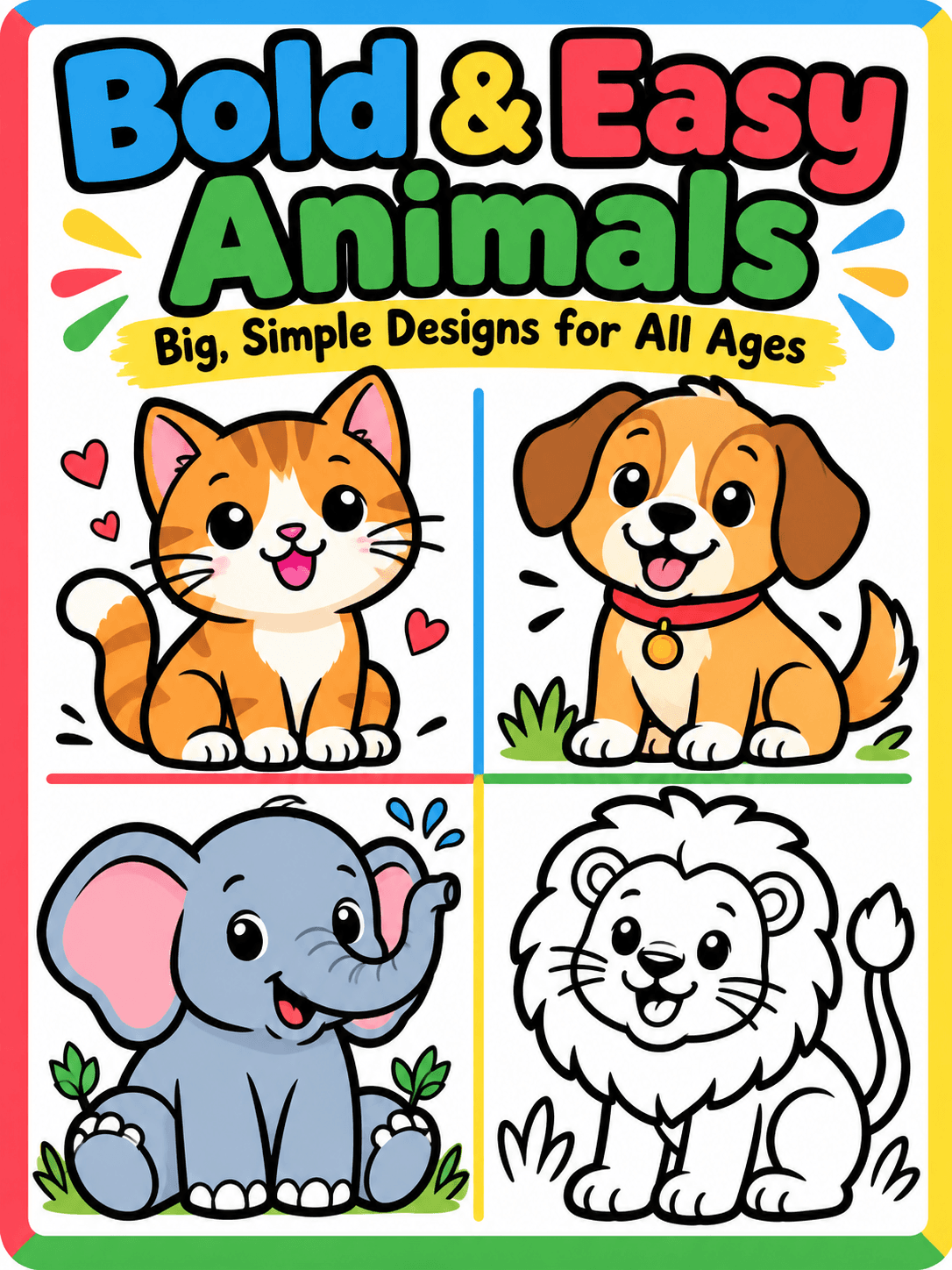 Bold & Easy Animals cover